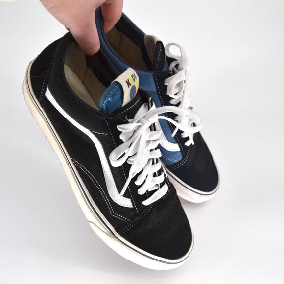 VANS X Kids of Immigrants Old Skool Lo Sneakers Suede Canvas Navy Blue Men's 10 - Picture 4 of 12